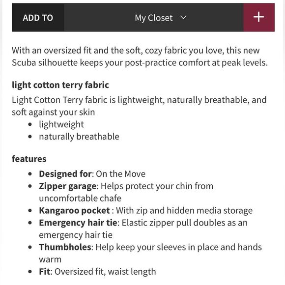 Lululemon Size M/L Scuba Oversized Half Zip Hoodie
Creamy Mint Green Pastel New - Picture 10 of 12